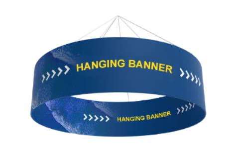 double sided hanging banner